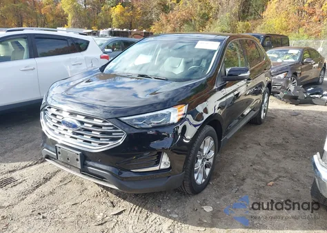 2019 Ford Edge Titanium from USA, damaged, VIN 2FMPK4K97KBC10698